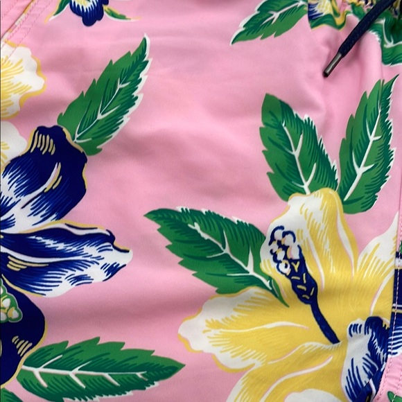 Ralph Lauren Pink Floral Swim Trunks - Picture 3 of 5